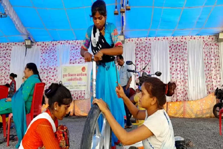 Tribal girls puncture stereotypes, set up own repair shops in Madhya Pradesh